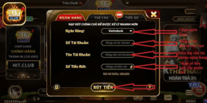 Hướng dẫn rút tiền HIT CLUB chi tiết, dễ hiểu